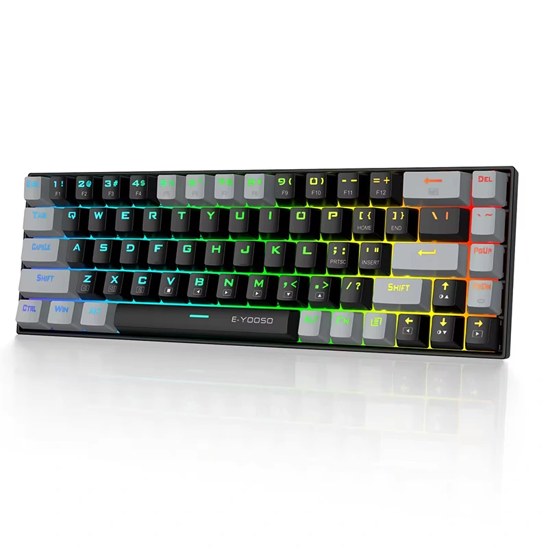 68keys RGB Wired Mechanical Gaming Keyboard