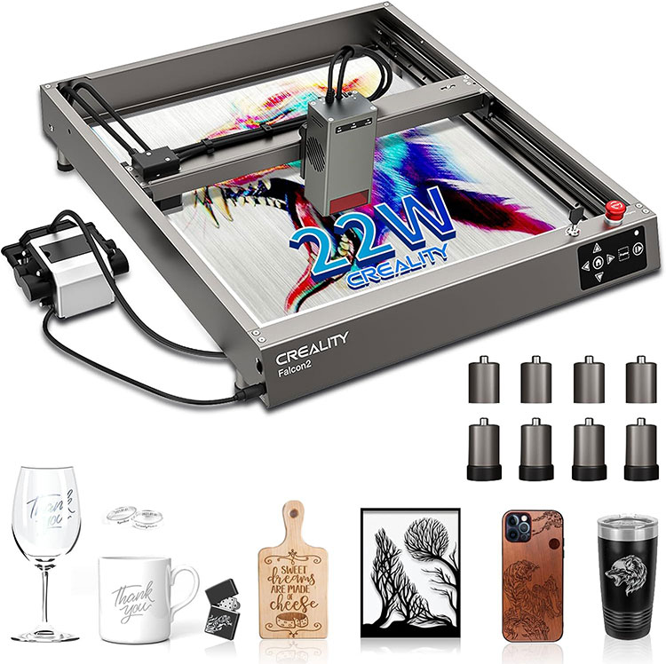 Falcon 22W Ausgab Laser Cutter Dy Laser Graver