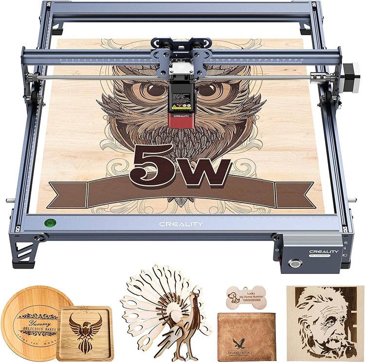 Falcon 5W Laser Engraver mat 72000mW Output Power Effizient