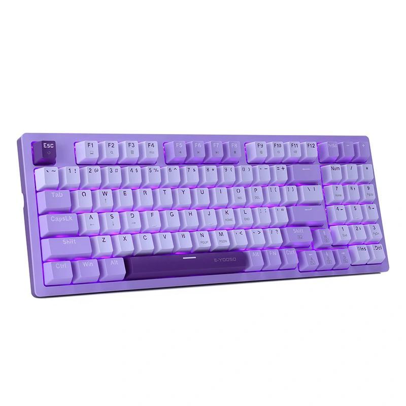 Mechanesch Gaming Keyboard 94 Key Wired Led