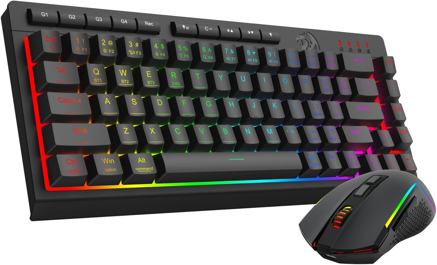 Black S157 Wireless Gaming Keyboard a Maus Combo