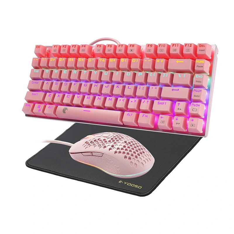 Kabel Keyboard a Maus Set mat Mouse Pad 81 Key