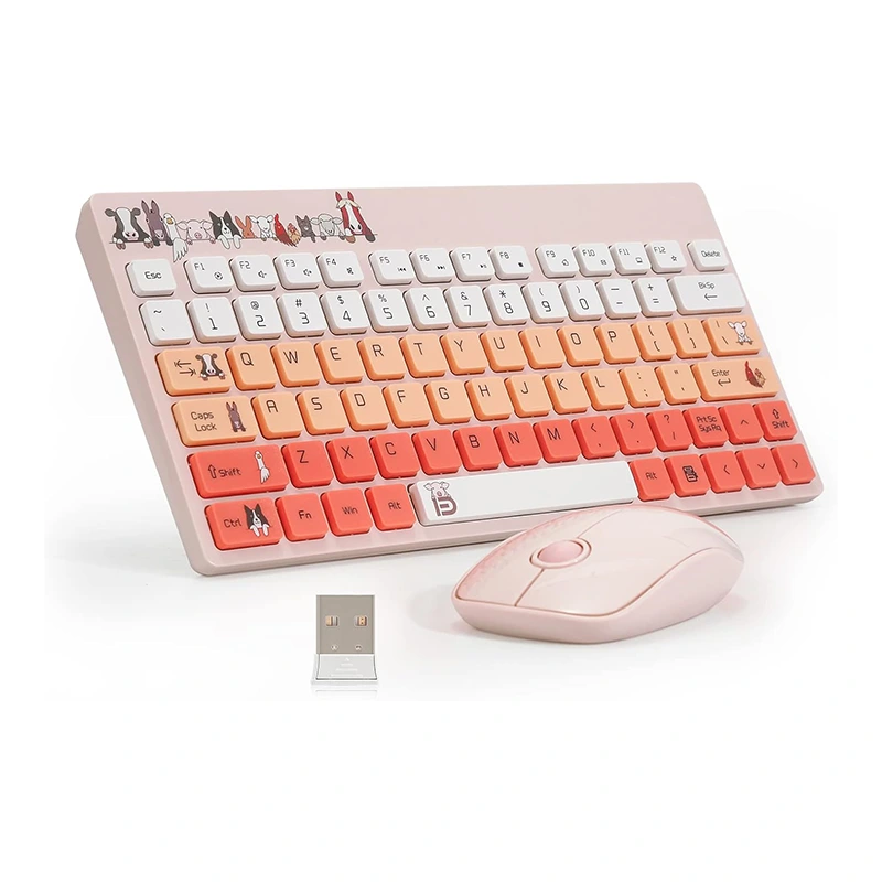Wireless Keyboard a Maus Combo 2.4G USB Kompakt Portable
