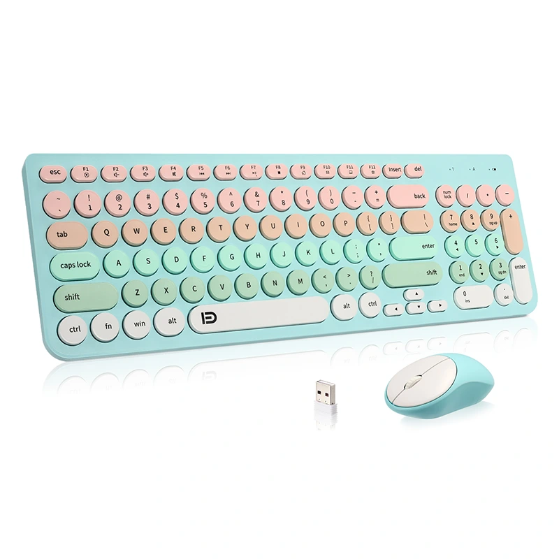 Wireless Tastatur an Maus Combo 2.4ghz vollgréisst